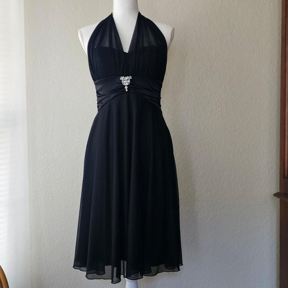 XOXO Whimsigoth Halter Midi Dress